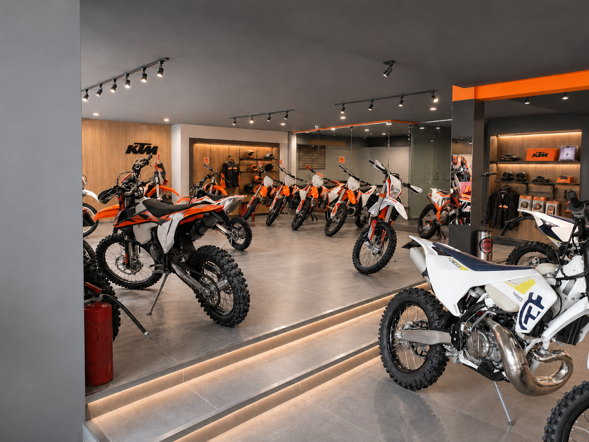 KTM 850m2 Satelite, Edo Mex: Integración de mobiliario y exhibición
